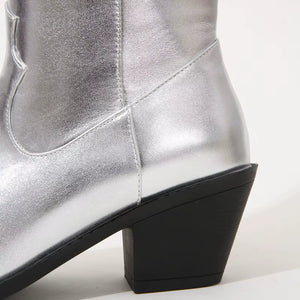Högklackade cowboy boots