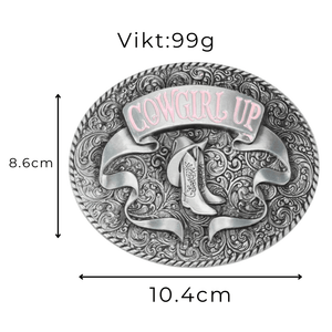 Bältespänne Cowgirl Up