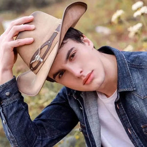 Cowboyhatt läder