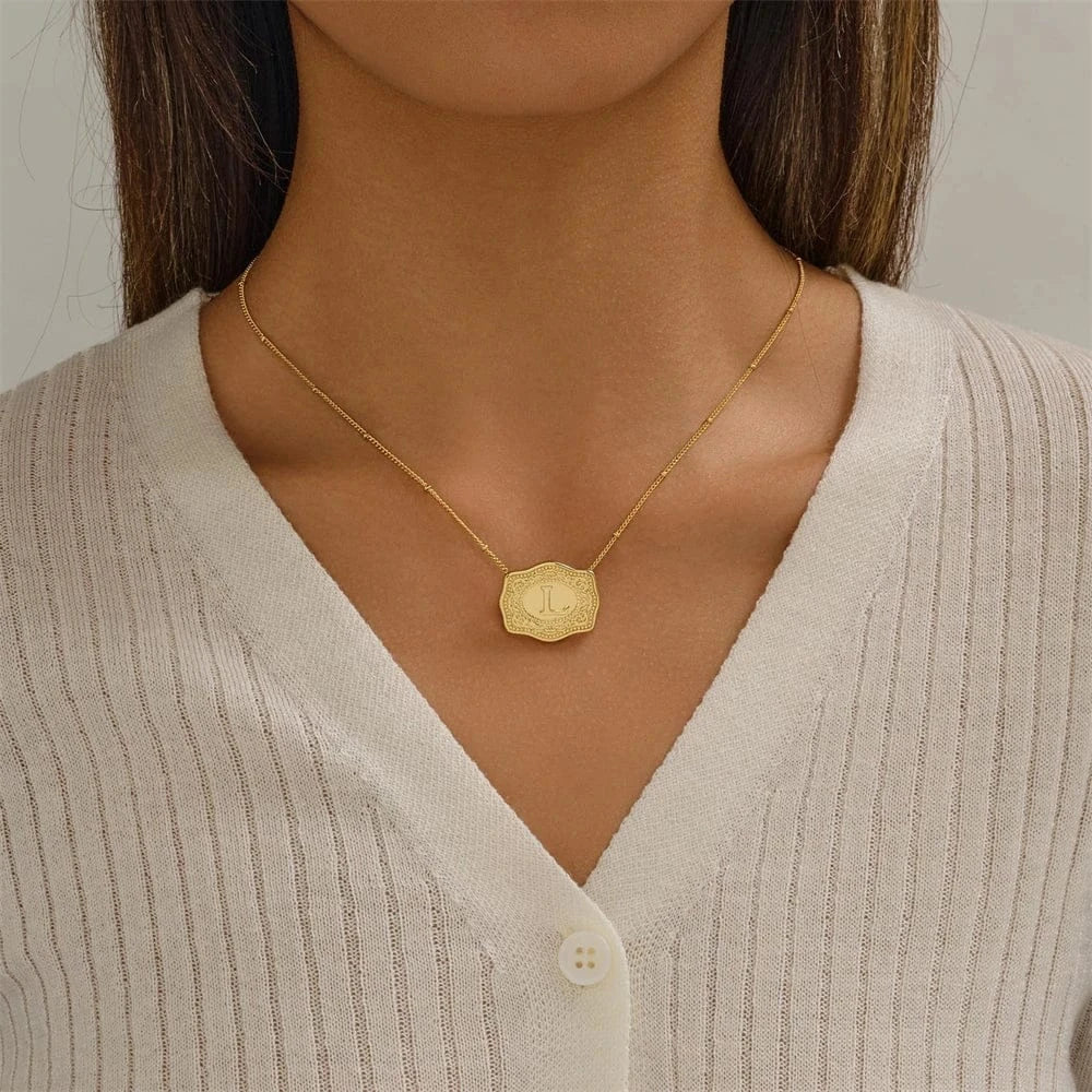 Western Initial Necklace