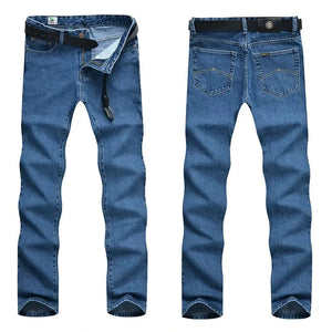 Klassiska raka jeans för män
