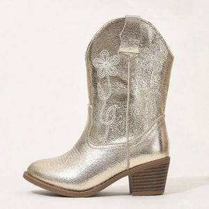 Metalliska Cowboyboots för Barn