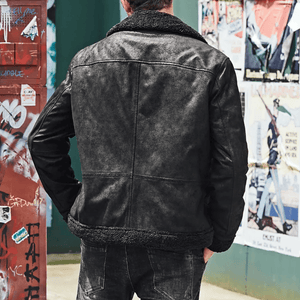 Shearling jacka man