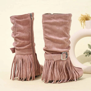 Cowgirl Boots med Fransar för Flickor