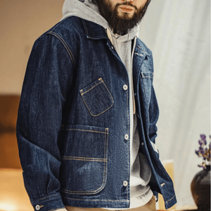 Arbets jacka jeans herr