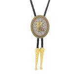 Bolo tie med initial A–Z i tvåtonad metall K