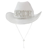 Bride Cowgirl Hatt Vit