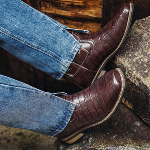 Alligator cowboy boots