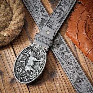 Cowboybälte hjortspänne