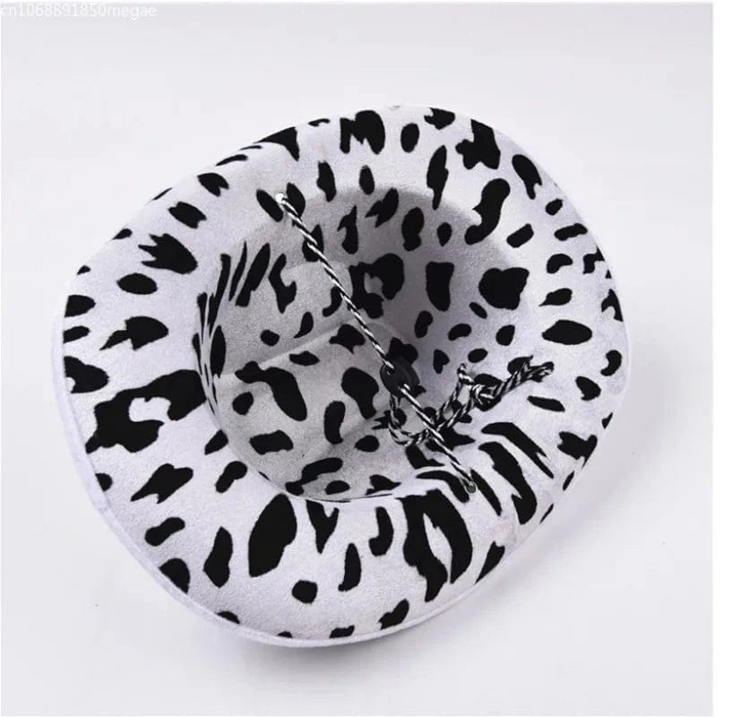 Cowboyhatt Kohudmönster 55-58cm