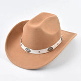 Cowboyhatt med Silverprydnad Kamel / Kan justeras