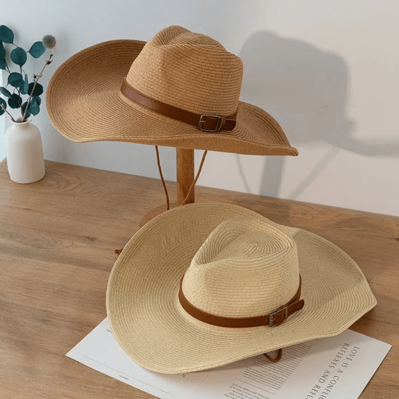 Elegant bredbrättad Cowboyhatt dam