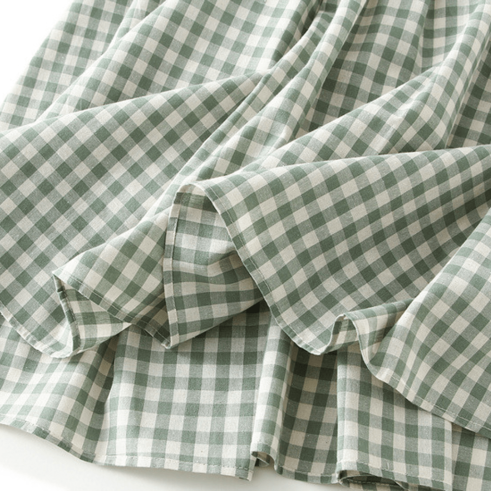 Gingham kjol