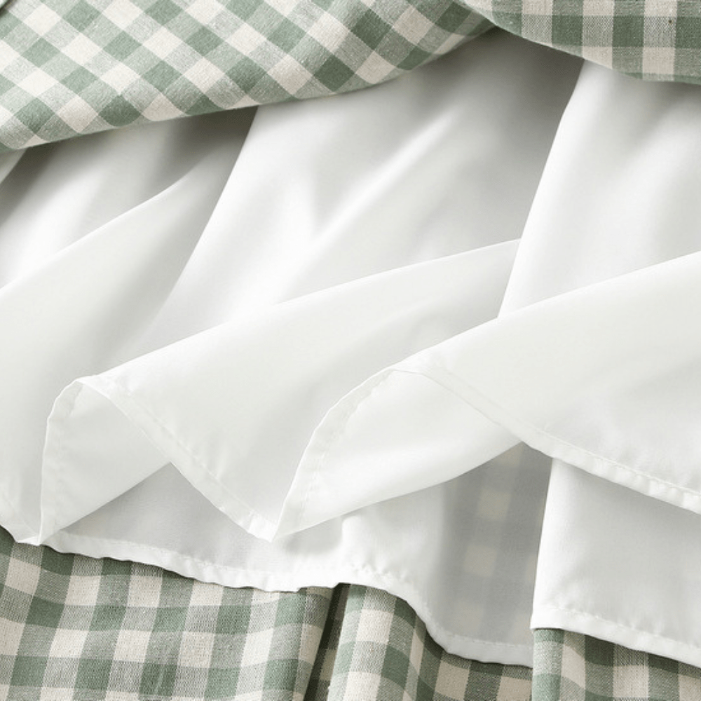 Gingham kjol