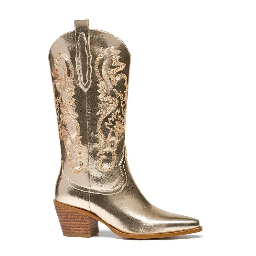 Gyllene cowboyboots