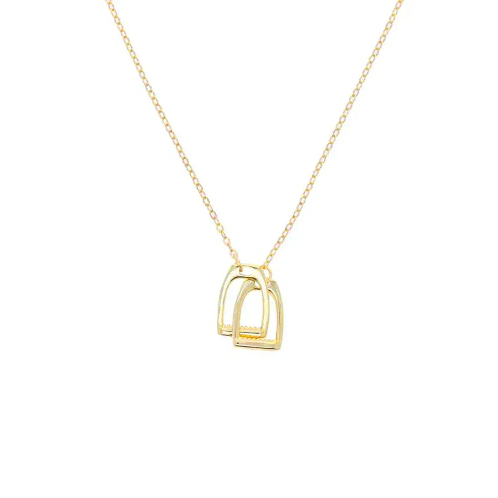 High Quality 925 Sterling Silver Fashion Horseshoe Horse Pendant Jewelry Gold Color Horse Lover U Dangle Necklace Bracelet Sets