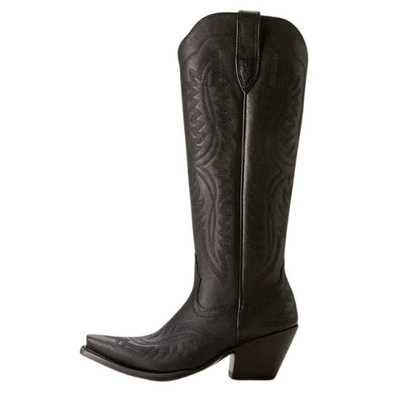 Höga Cowboyboots med Klassiskt Broderi för Dam