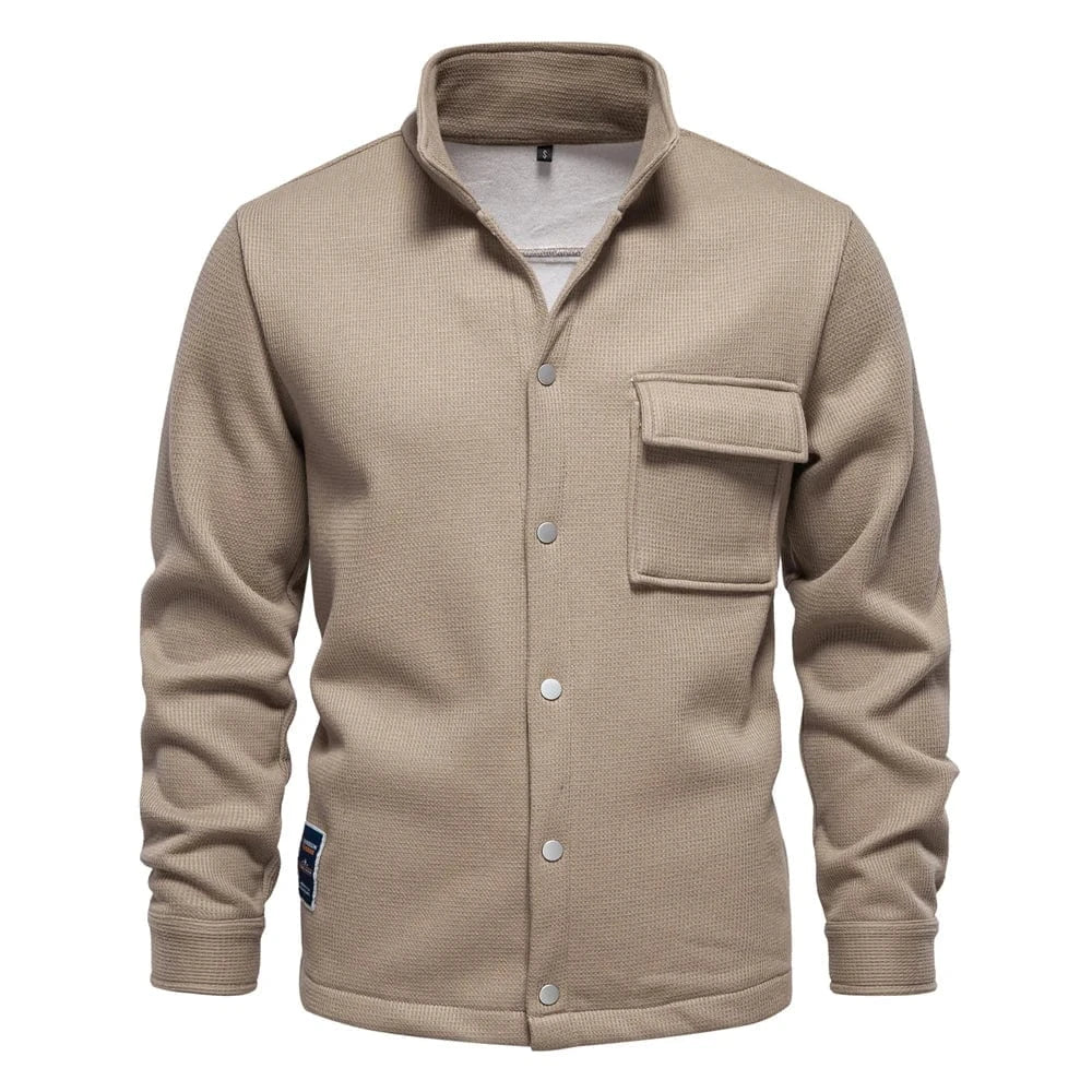 Jacka skjorta herr Khaki / S
