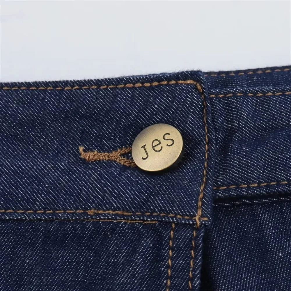 Lång Omlottkjol i Jeans
