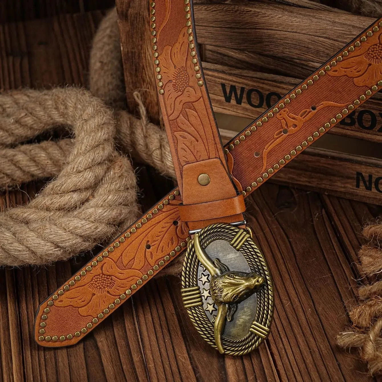 Retro westernbälte