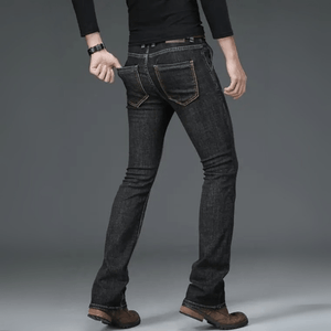 Svarta bootcut jeans herr