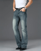 Utsvängda jeans herr Gamla blå / 27