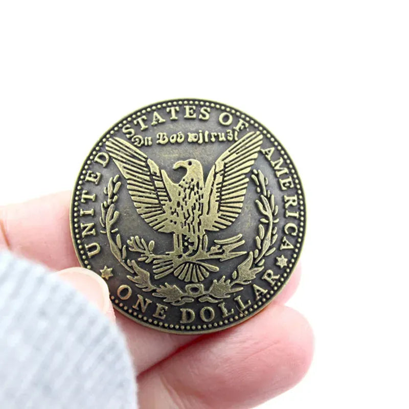 Vintage concho med dollarörn
